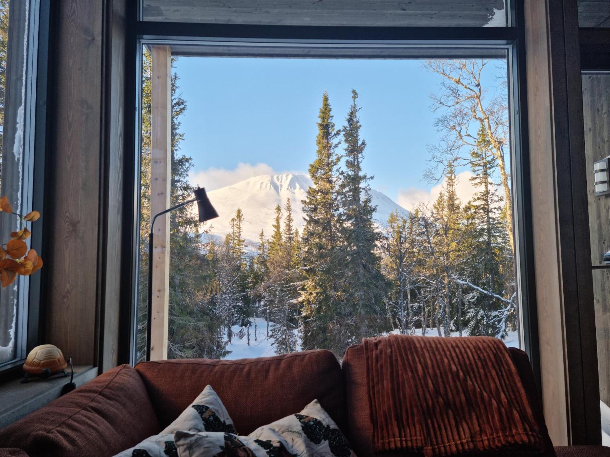 Ny Leilighet Med Flott Utsikt Til Gaustatoppen Rjukan Exterior photo