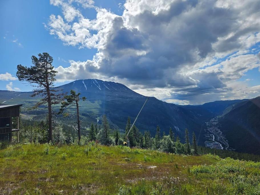 Ny Leilighet Med Flott Utsikt Til Gaustatoppen Rjukan Exterior photo